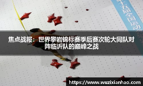 焦点战报：世界攀岩锦标赛季后赛次轮大同队对阵临沂队的巅峰之战